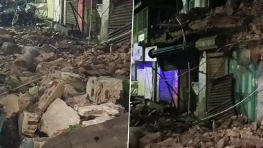 Chennai Building Collapse: Two Dead, Three Injured After 100-Year-Old Building Collapses Amid Heavy Rains