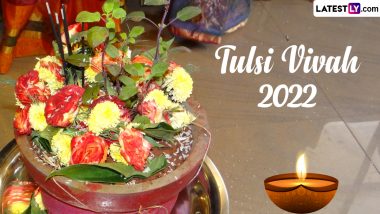 Happy Tulsi Vivah 2022 Greetings and Wishes: Share WhatsApp Messages, Quotes, Tulsi Kalyanam Images, HD Wallpapers and SMS With Your Loved Ones