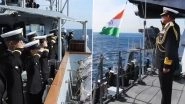 Indian Navy Ships INS Shivalik And INS Kamorta Participate in City Parade Organised in Japan&rsquo;s Yokosuka As Part of Harbour Activities For IFR-22 (Watch Video)