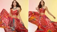 Janhvi Kapoor Keeps It Breezy in Colourful Blouse and Matching Skirt As She Adds Drama to Her On-Fleek Looks for Mili Promotions, View Pics