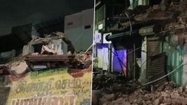 Chennai Building Collapse: Death Toll Rises to 2 After 100-Year-Old Building Collapses in Mint Street; 3 Injured (See Pics)