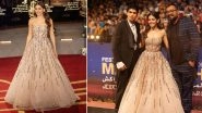Alaya F Looks Like a Fairy Tale Princess as She Walks the Red Carpet of Marrakech Film Festival With Anurag Kashyap (View Pics)