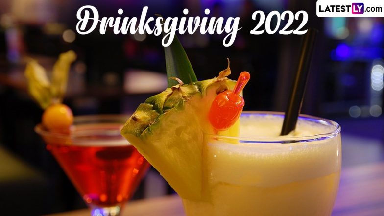 Drinksgiving 2022 Cocktail Recipes: From Thanksgiving Punch to Pumpkin Vodka Martini; Savour These Delicious Drinks One Night Before Thanksgiving Day! | ???? LatestLY