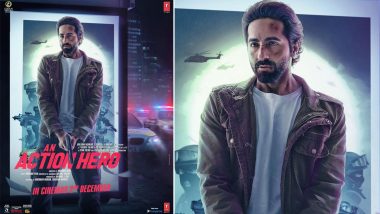 An Action Hero: Ayushmann Khurrana’s First Look From Anirudh Iyer’s Film Out; Trailer To Be Unveiled on November 11 (View Poster)