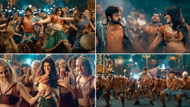 Waltair Veerayya Song Boss Party: Chiranjeevi and Urvashi Rautela Groove Together in This Vibrant Number (Watch Lyric Video)