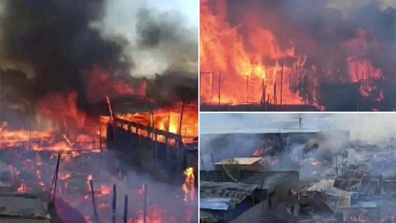 Assam Fire: Houses, Shops Gutted in Massive Blaze in Karbi Anglong (See Pics)