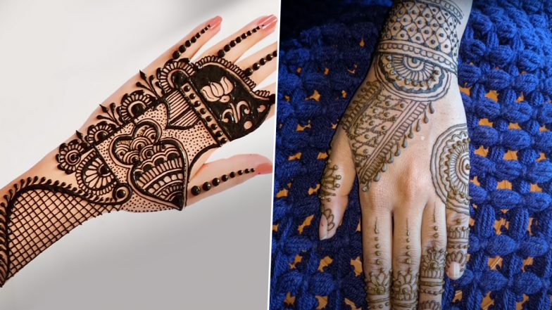 Tulsi Vivah 2022 Mehndi Designs: Unique Tulasi Kalyanam Mehendi Ideas and Henna Styles To Celebrate the Ceremonial Wedding of The Holy Basil (Watch Videos)