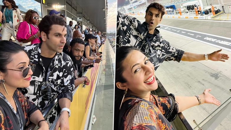 Divyanka Tripathi Thanks Hubby Vivek Dahiya for Introducing Her to F1, Shares Pics From Abu Dhabi Grand Prix