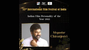 IFFI 2022: Chiranjeevi Honoured With Indian Film Personality of the Year Award!