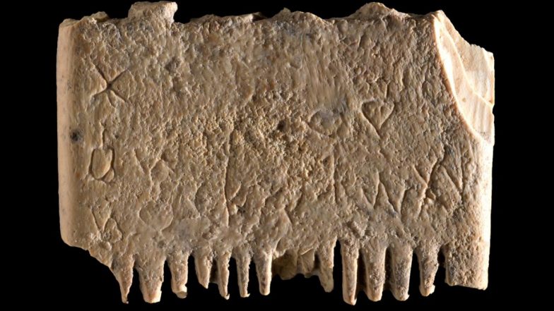 Oldest Known Sentence in History Written in Earliest Alphabet Discovered in Archaeological Dig; Inscription Carved Into Ivory Comb Warns About Head Lice (See Pic)