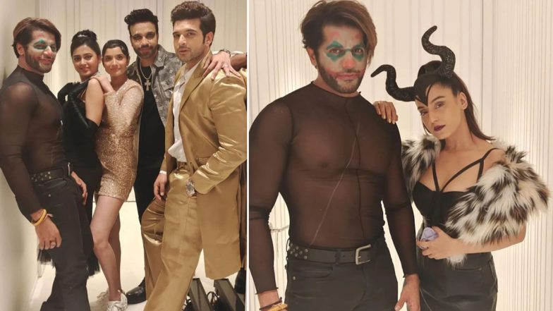 Halloween Party 2022: Tejasswi Prakash, Karan Kundrra, Ankita Lokhande and Husband Vicky Jain Pose in Their Best Outfits for the Celebration!