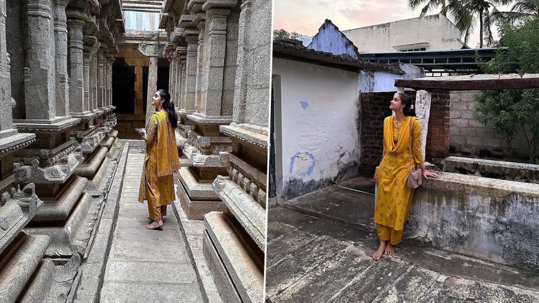 Keerthy Suresh Visits Her Ancestral Home in Thirukkurungudi, Shares Pictures on Social Media