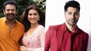 Varun Dhawan Just Dropped a MAJOR Hint on Prabhas-Kriti Sanon's Dating Rumours! (Watch Video)