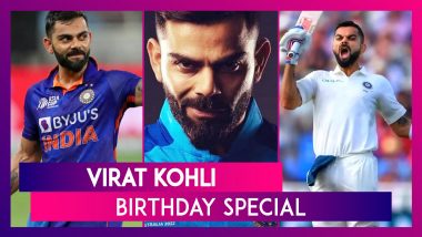 Virat Kohli Birthday Special: Records, Milestones of Indian Star Batter on His 34th Birthday