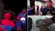 'Avengers' Arrest Drug Dealers! Cops Dressed as Marvel Superheroes Conduct Narcotics Raid in Peru (Watch Video)
