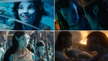 Avatar The Way of Water Trailer: Sam Worthington-Zoe Saldana Fight Against an Ancient Threat in James Cameron’s Upcoming Sci-Fi (Watch Video)