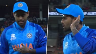 Animated Suryakumar Yadav Urges Crowd To Cheer India On During IND vs BAN T20 World Cup 2022 Clash (Watch Video)
