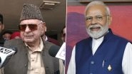 Farooq Abdullah Hopes PM Narendra Modi Will Be Successful in Ending Russia-Ukraine War