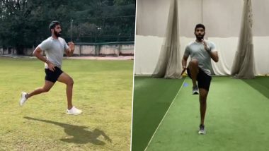 Jasprit Bumrah Comeback: Team India Pacer on his Way to Recovery, Posts Training Video on Social Media