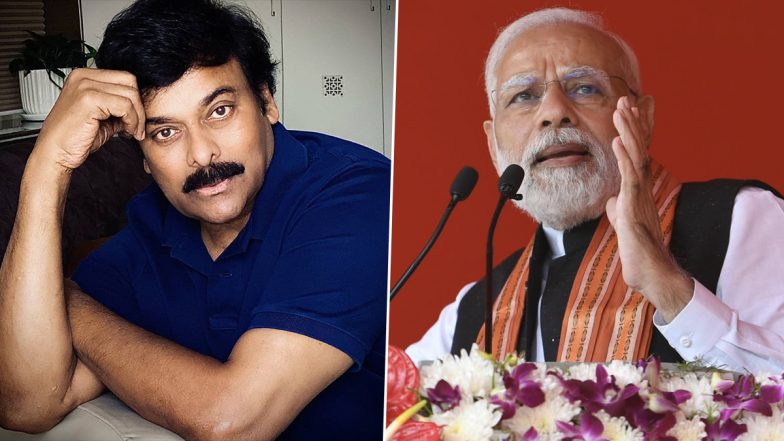 Chiranjeevi for Film Personality of the Year Award! PM Modi Congratulates the South Star For the Prestigious IFFI Honour