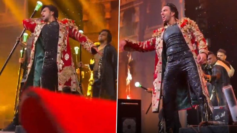 Filmfare Middle East Achievers Night: Ranveer Singh Sets the Stage on Fire With His Impeccable Dance Act at the Event (Watch Video)