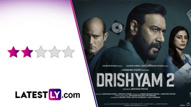 Drishyam 2 Movie Review: Ajay Devgn's Vijay Salgaonkar Returns in This Brittle Remake of the Mohanlal-Starrer (LatestLY Exclusive)