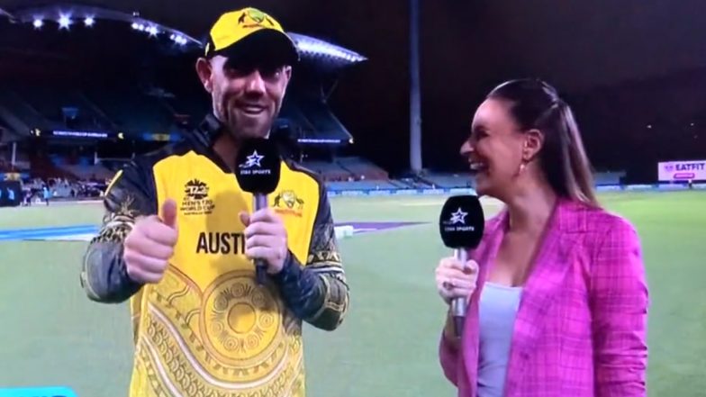 Glenn Maxwell Wishes Advanced Happy Birthday to Virat Kohli During Interview After Australia’s Win Over Afghanistan at T20 World Cup 2022 (Watch Video)