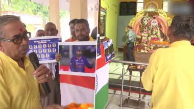 Indian Team Fans Offer Prayers at Kanpur Temple Ahead of T20 World Cup 2022 Semifinal Against England