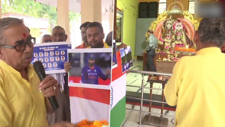 Indian Team Fans Offer Prayers at Kanpur Temple Ahead of T20 World Cup 2022 Semifinal Against England