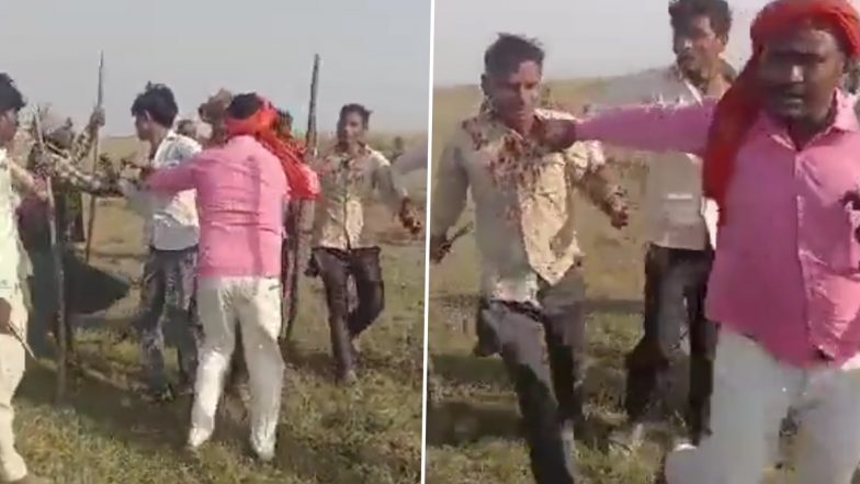 UP Shocker: Village Head Beaten, Shot At by Miscreants in Mau's Harshinghpur (Watch Video)