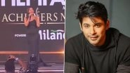 Filmfare Middle East Achievers Night: Shehnaaz Gill Dedicates Her Award to Late Actor Sidharth Shukla (Watch Video)