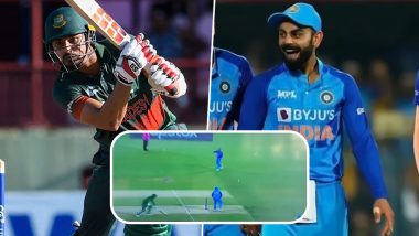 Nurul Hasan Accuses Virat Kohli of ‘Fake Fielding’ During India vs Bangladesh T20 World Cup 2022 Match, See What the Law States (Watch Video)