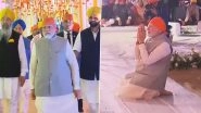 Guru Nanak Jayanti 2022: PM Narendra Modi Participates in 553rd Birth Anniversary Celebration of Sri Guru Nanak Dev Ji (Watch Video)