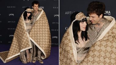 Billie Eilish and Jesse Rutherford, Wrapped in Blanket, Make Their Debut as a Couple at the 2022 LACMA Art+Film Gala (View Pics & Video)