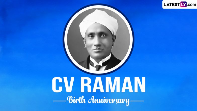 CV Raman Birth Anniversary Images and HD Wallpapers for Free Download Online: Share Quotes and Messages by the Noted Physicist on This Day