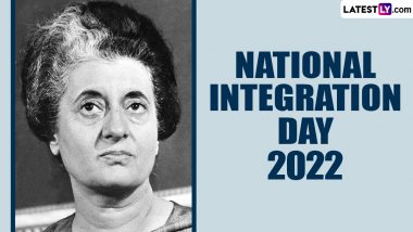 National Integration Day 2022 Images & HD Wallpapers for Free Download Online: Share WhatsApp Messages, Wishes and SMS on Indira Gandhi’s Birth Anniversary