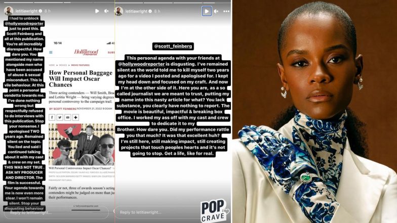 Letitia Wright Calls Out Publication for Mentioning Her Name Next to Sexual Abusers for Her Anti-Vaccine Tweet (View Pics)