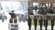 Indian Army Pays Tributes to Bravehearts Killed in Avalanche Near LoC in Jammu and Kashmir (Watch Video)