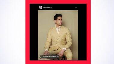 Diet Sabya Uses Sidharth Malhotra's Pic to Call Out Celebs Who Don't Tag Brands in Pics Where the Stars Used Their Wardrobe (View Post)