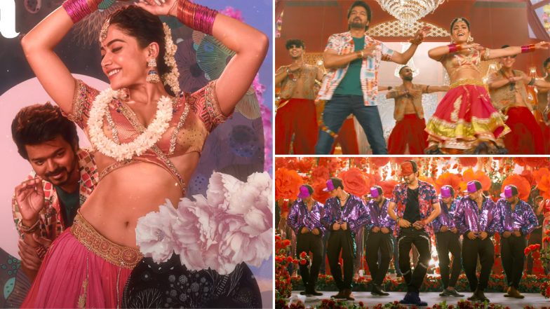 Varisu Song Ranjithame: Thalapathy Vijay and Rashmika Mandanna Bust a Move to Thaman S’ Beats in This Lyric Video – Watch