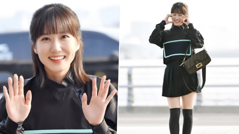 Park Eun Bin Smiles Wide and Waves to Fans As She Takes Off to Singapore for Her First Fan Meet (View Pics)