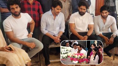 Superstar Krishna Funeral Live Streaming: Celebs Arrive At Late Actor's Home To Pay Last Respects and Offer Condolences to Mahesh Babu and Family (Watch Video)