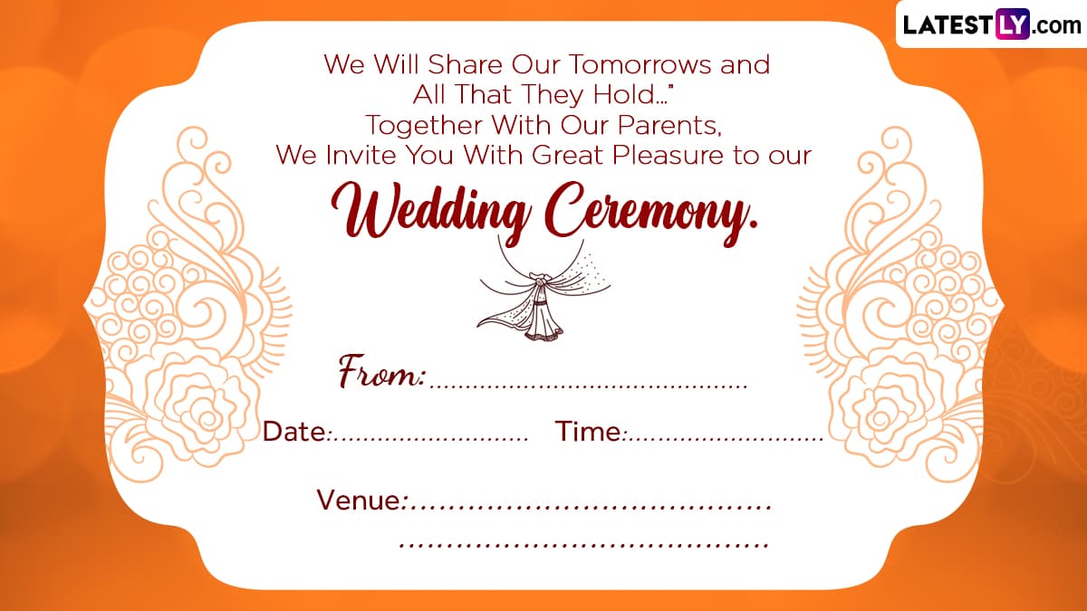 Wedding Season 2022 Invitation Card Templates: Innovative and Beautiful ...