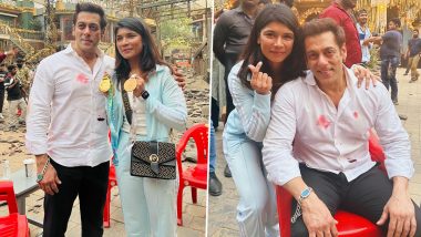 Nikhat Zareen Meets Salman Khan and Fulfills Her Childhood Dream; Shares Pictures and Autograph From ‘Radhe’ Actor