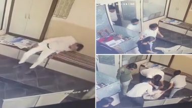 Video: Rajasthan Man Dies Instantly While Reading Newspaper Due to Sudden Heart Attack