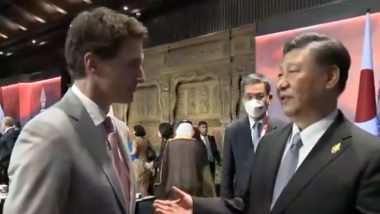 Caught on Camera: Xi Jinping, Justin Trudeau Engage in Heated Argument Over Media Leaks at G20 Summit (Watch Video)