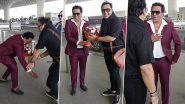 Govinda&rsquo;s Doppelganger Greets the Veteran Actor at Mumbai Airport, Fans React Saying &lsquo;Same to Same&rsquo; (Watch Video)