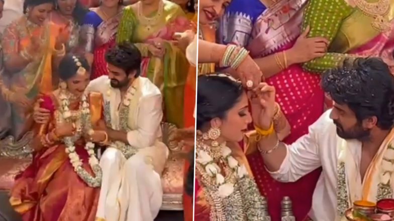 Naga Shaurya and Anusha Shetty Tie the Knot in Bengaluru! Video From Couple’s Wedding Ceremony Goes Viral