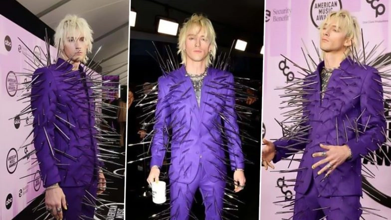 Machine Gun Kelly Badly Trolled on Social Media For His AMAs 2022 Outfit