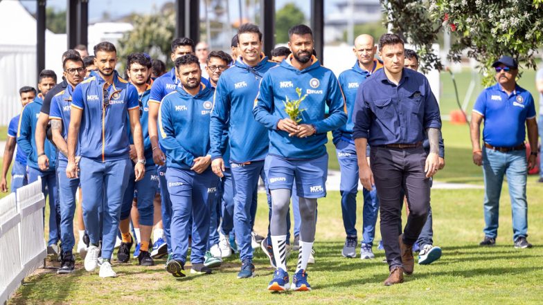 India vs New Zealand 3rd T20I Called Off Due to Rain, Visitors Bag Series 1-0 After Curtailed Match Ends in a Tie Via DLS Method